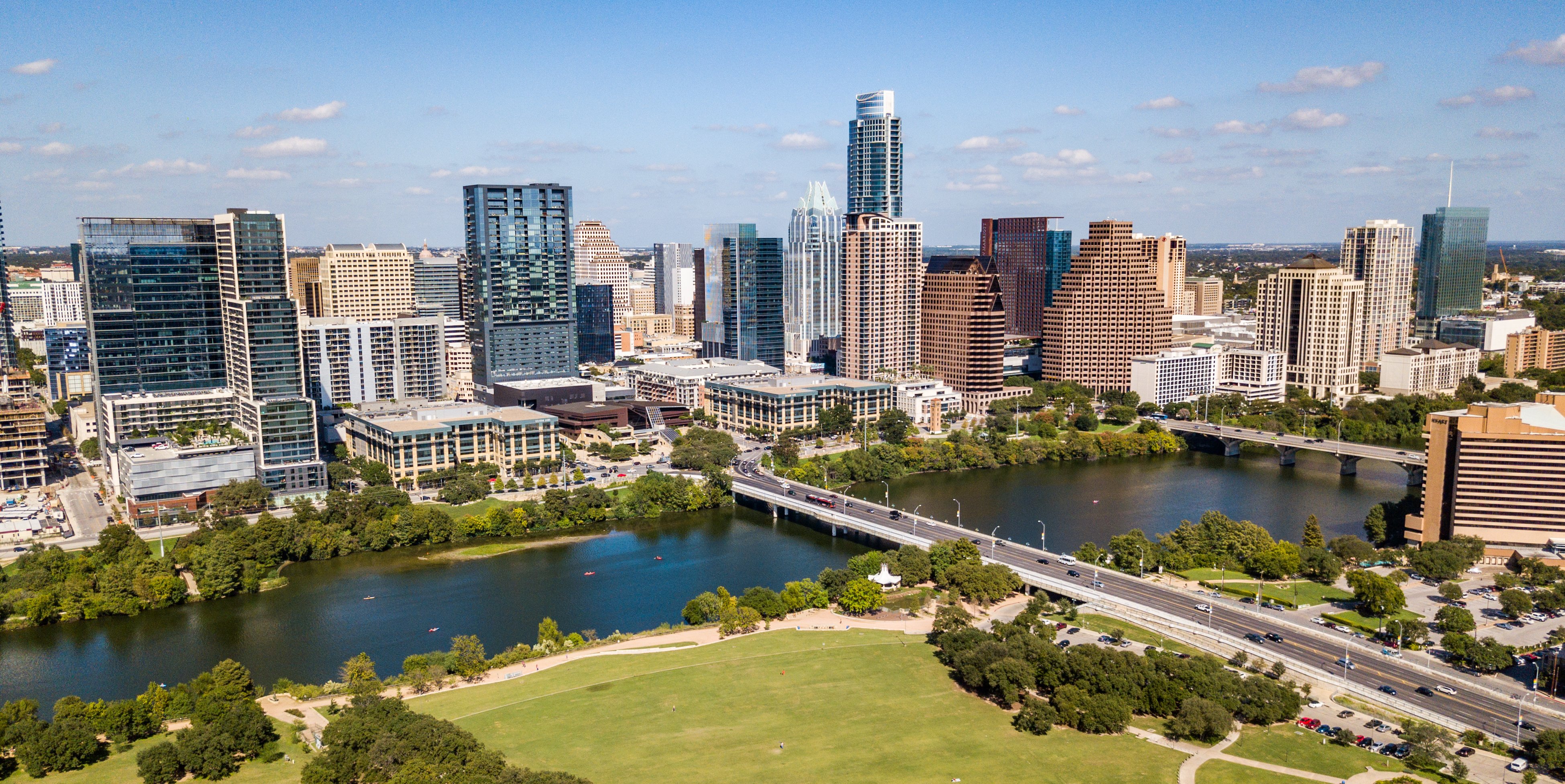 city of houston skyline downtown