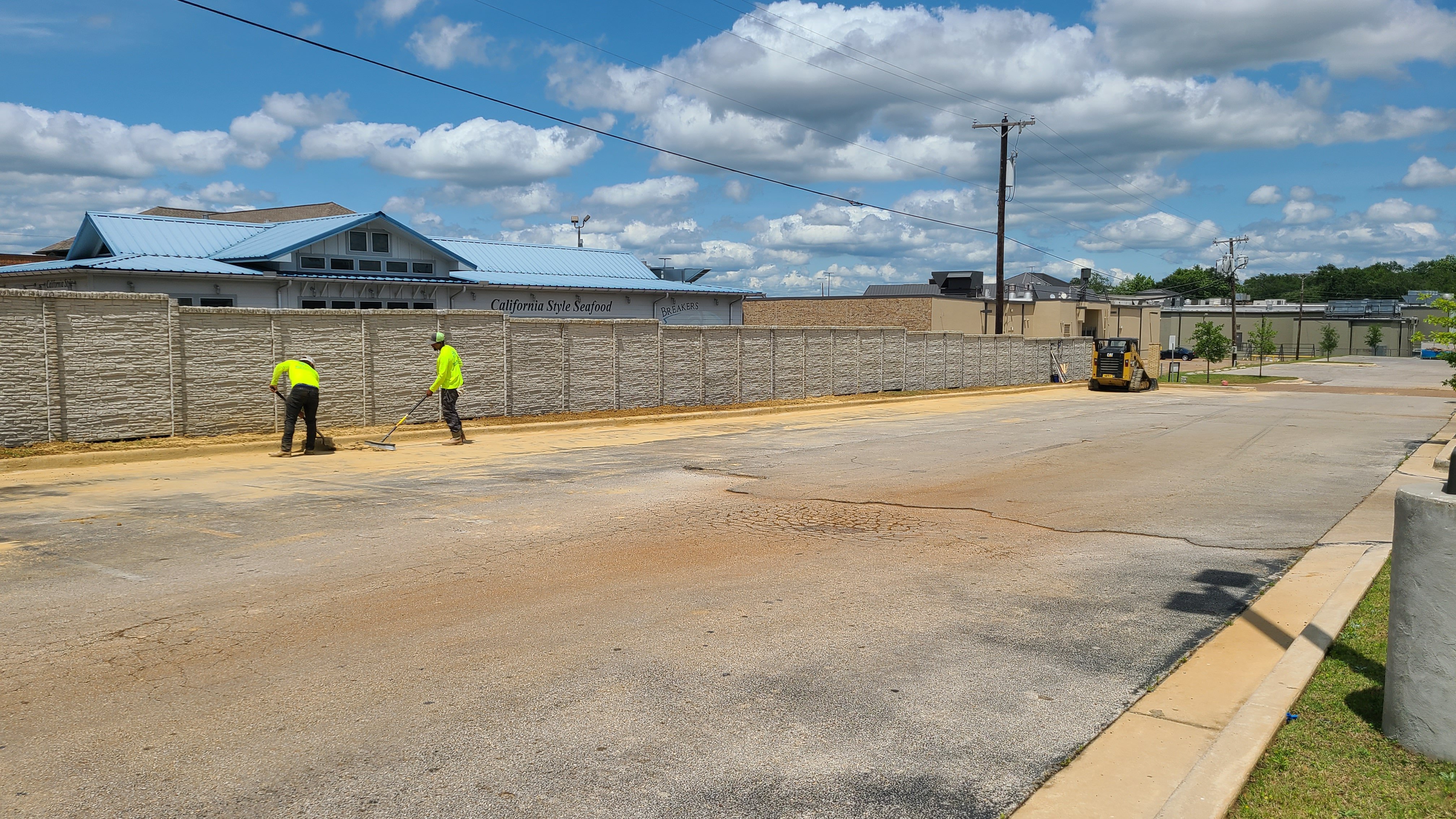 Concrete Fence Installation 