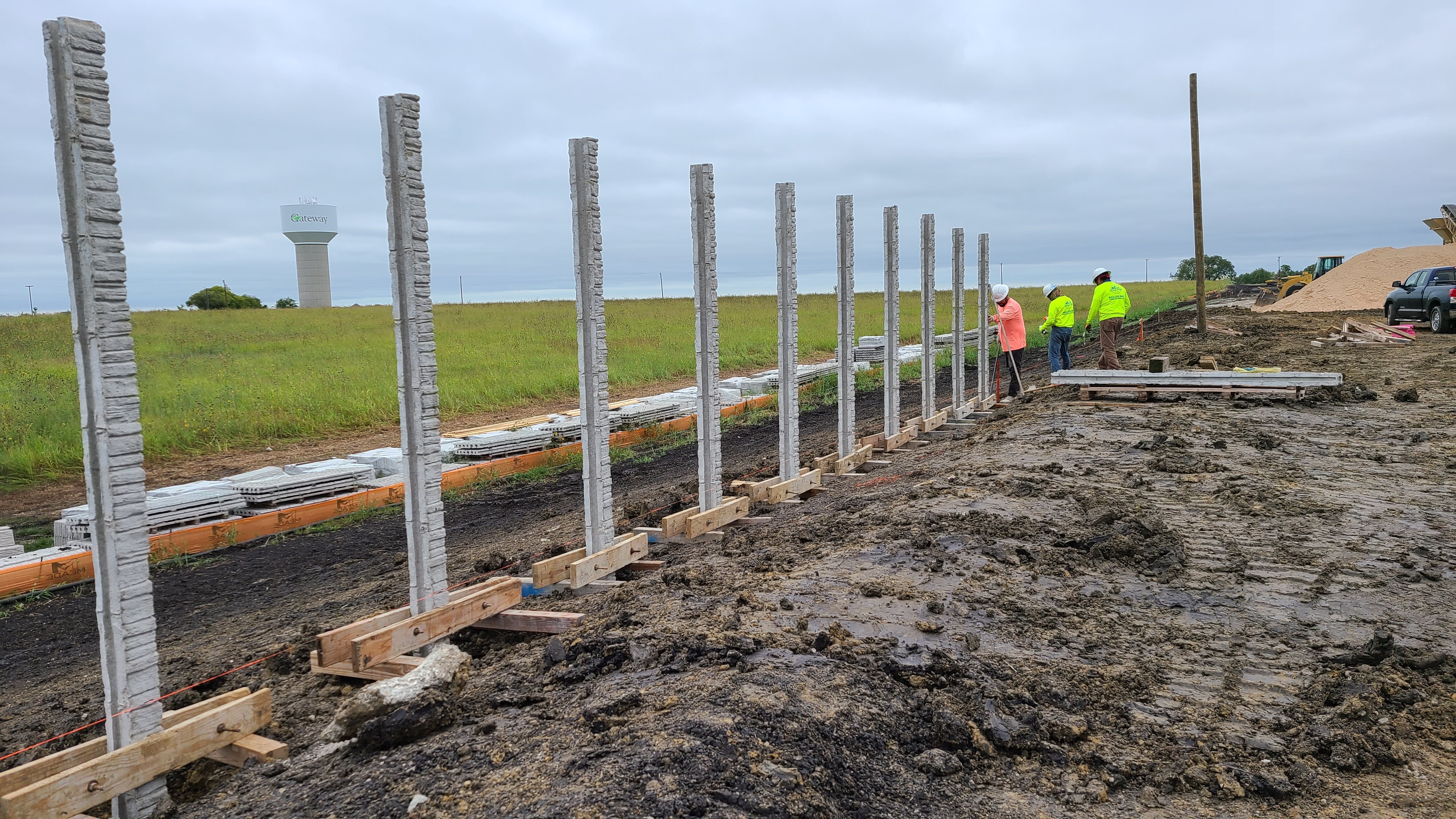 concrete fence installation forney tx