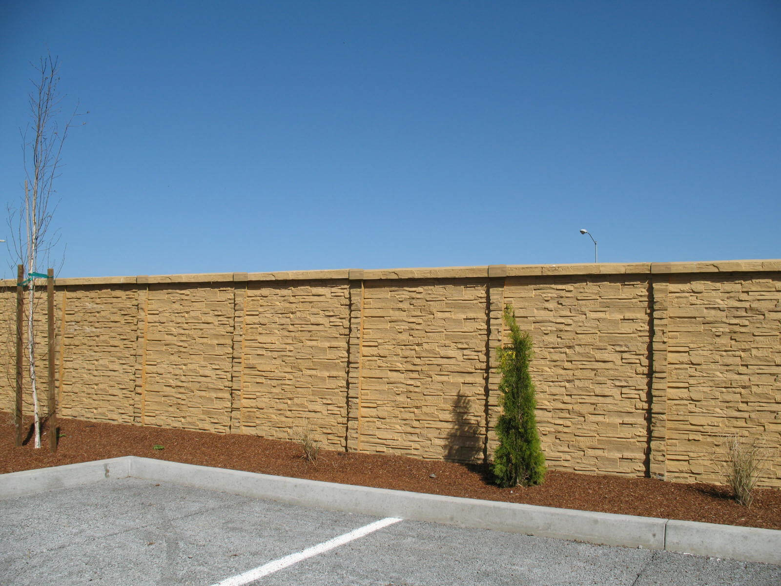 ChiselStone Concrete Fence TX