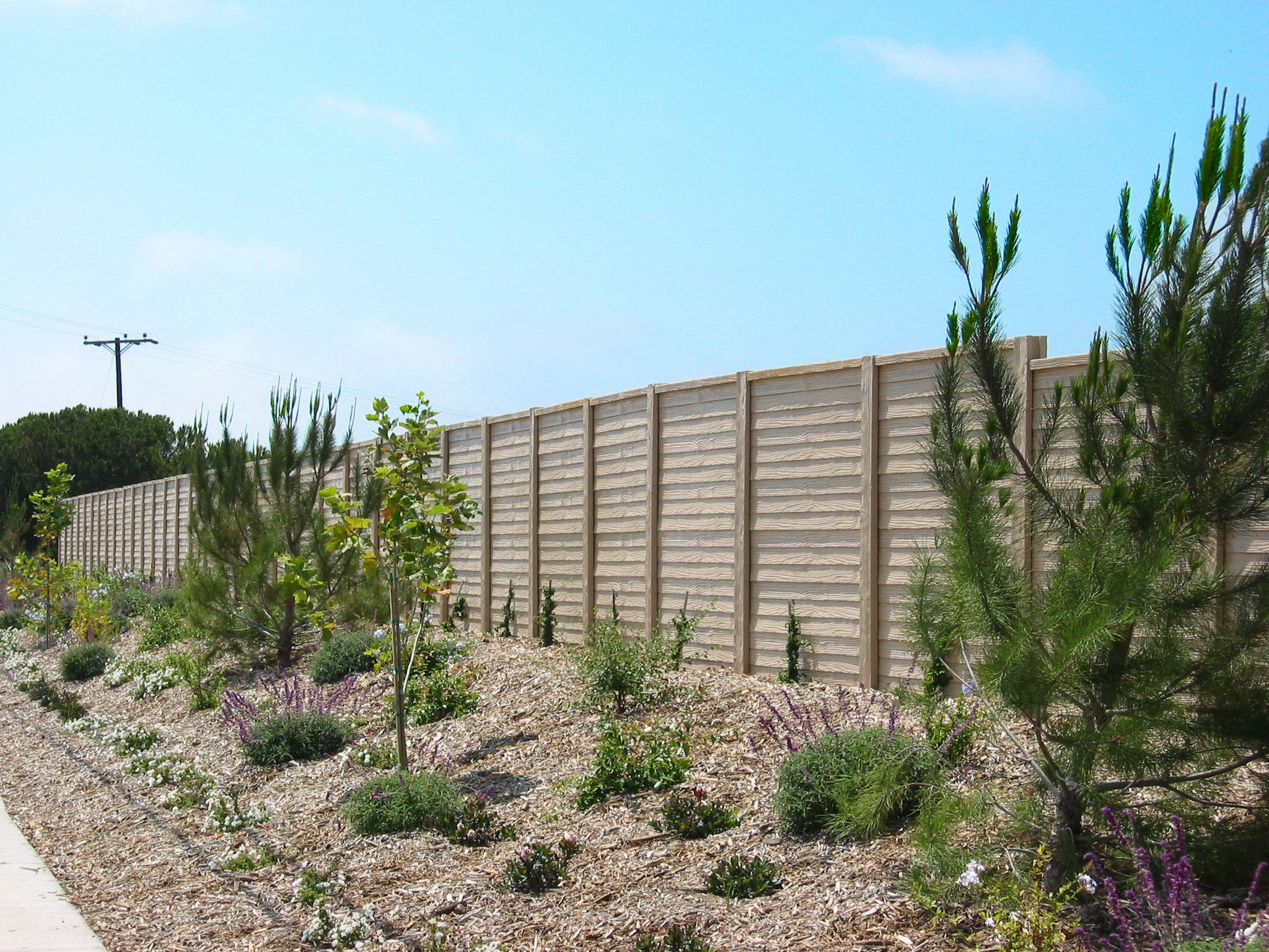 Precast Concrete Fence WoodCast Texas