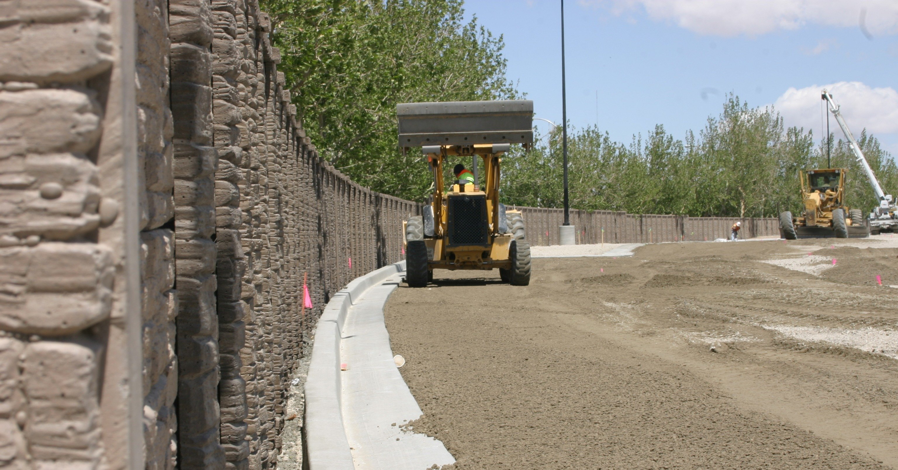 Concrete Fence Installation - IG