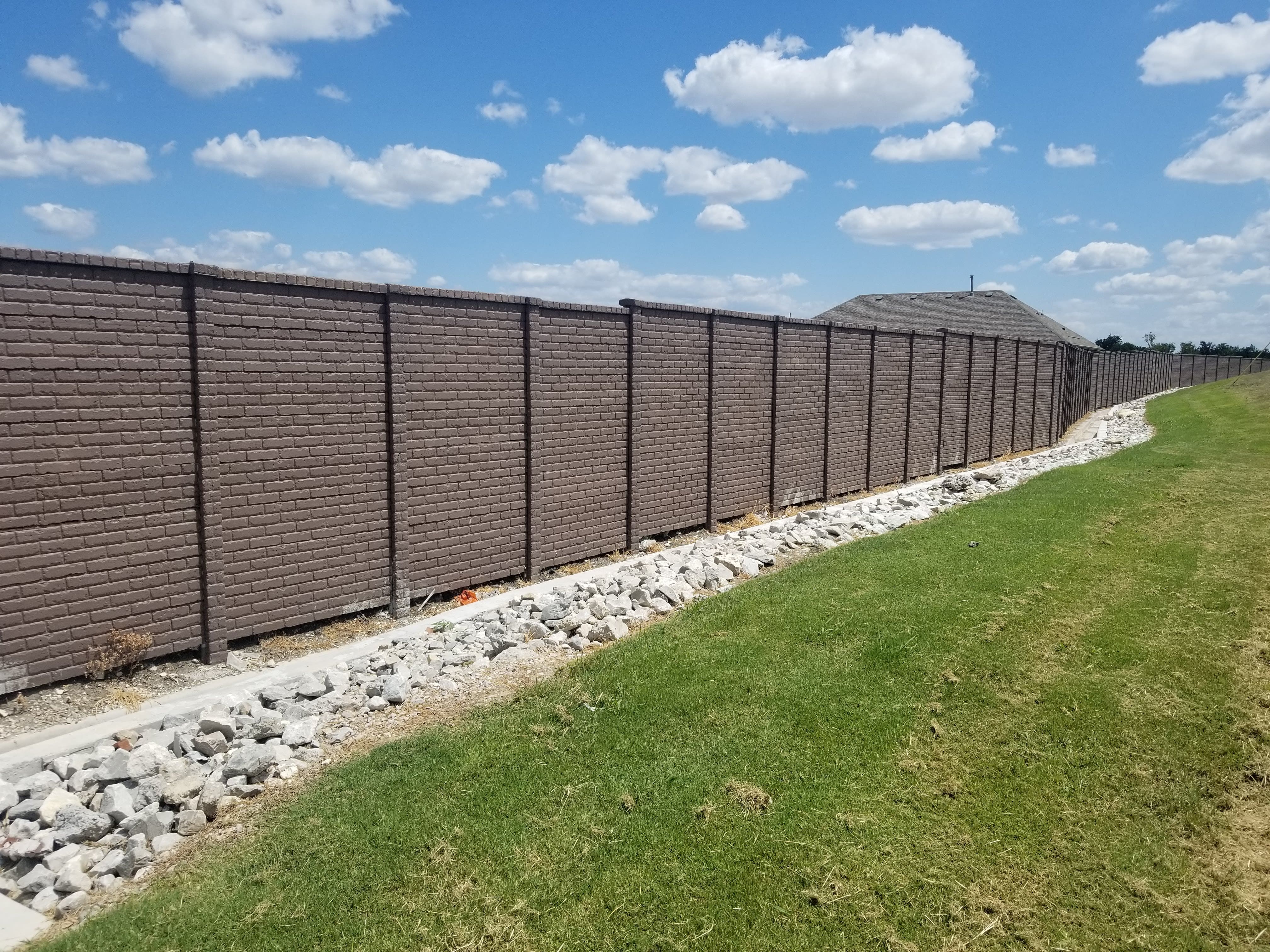 OldBrick Concrete Fence Allen, TX