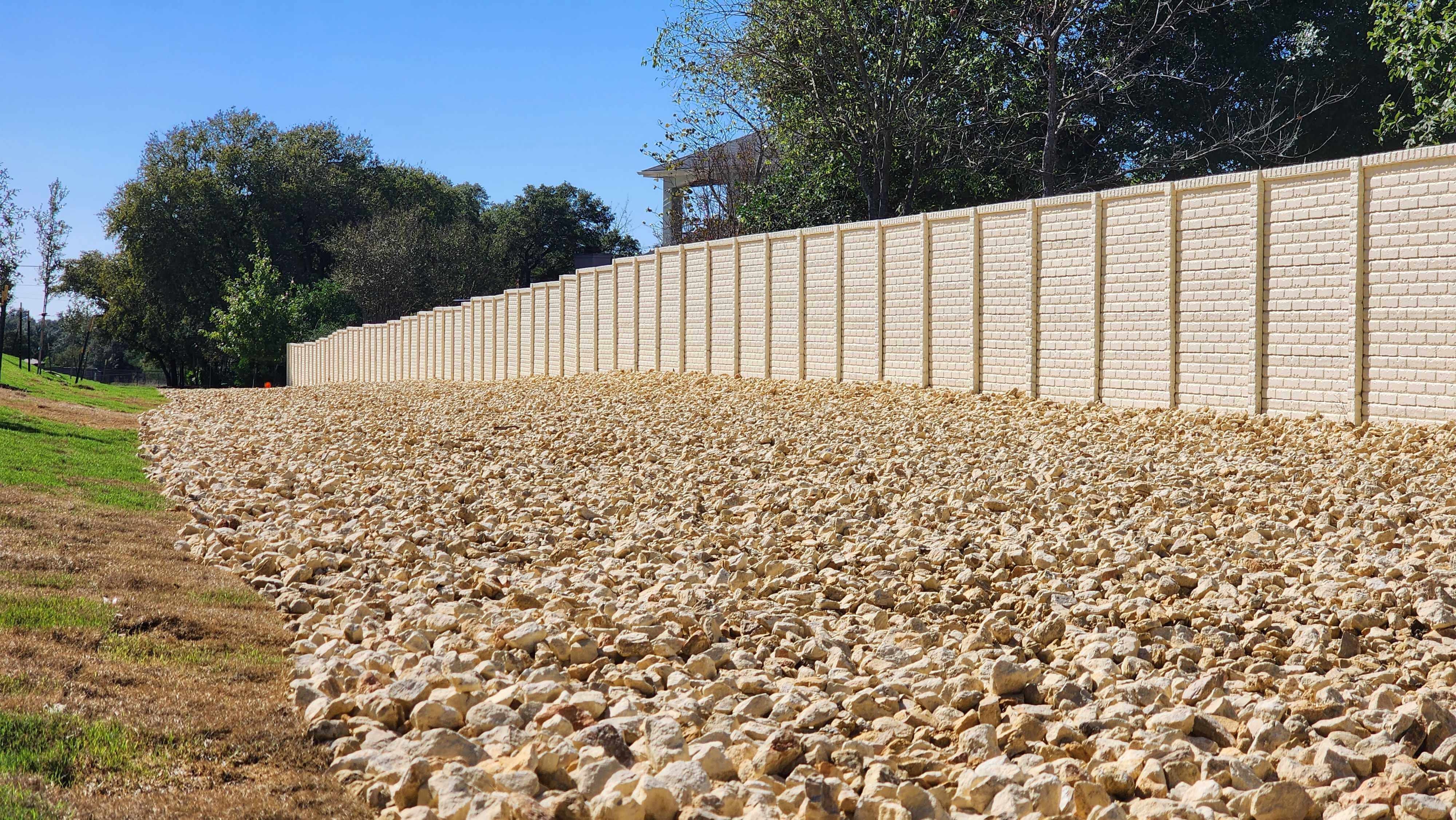 OldBrick precast concrete fence