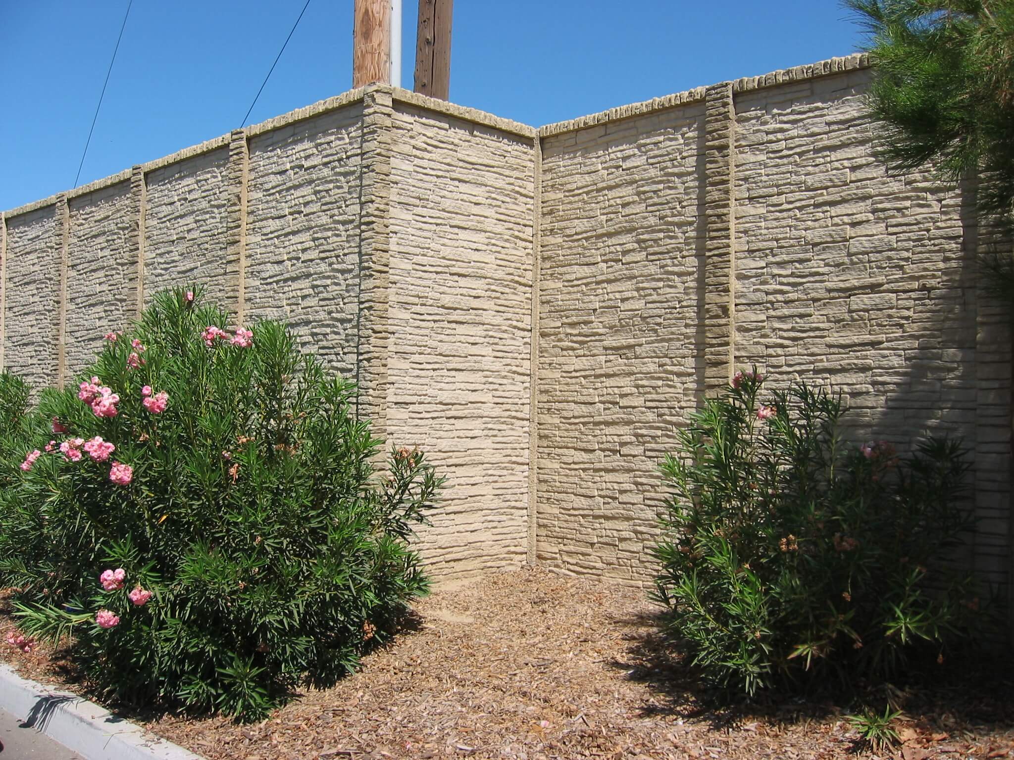 precast concrete fence screen wall