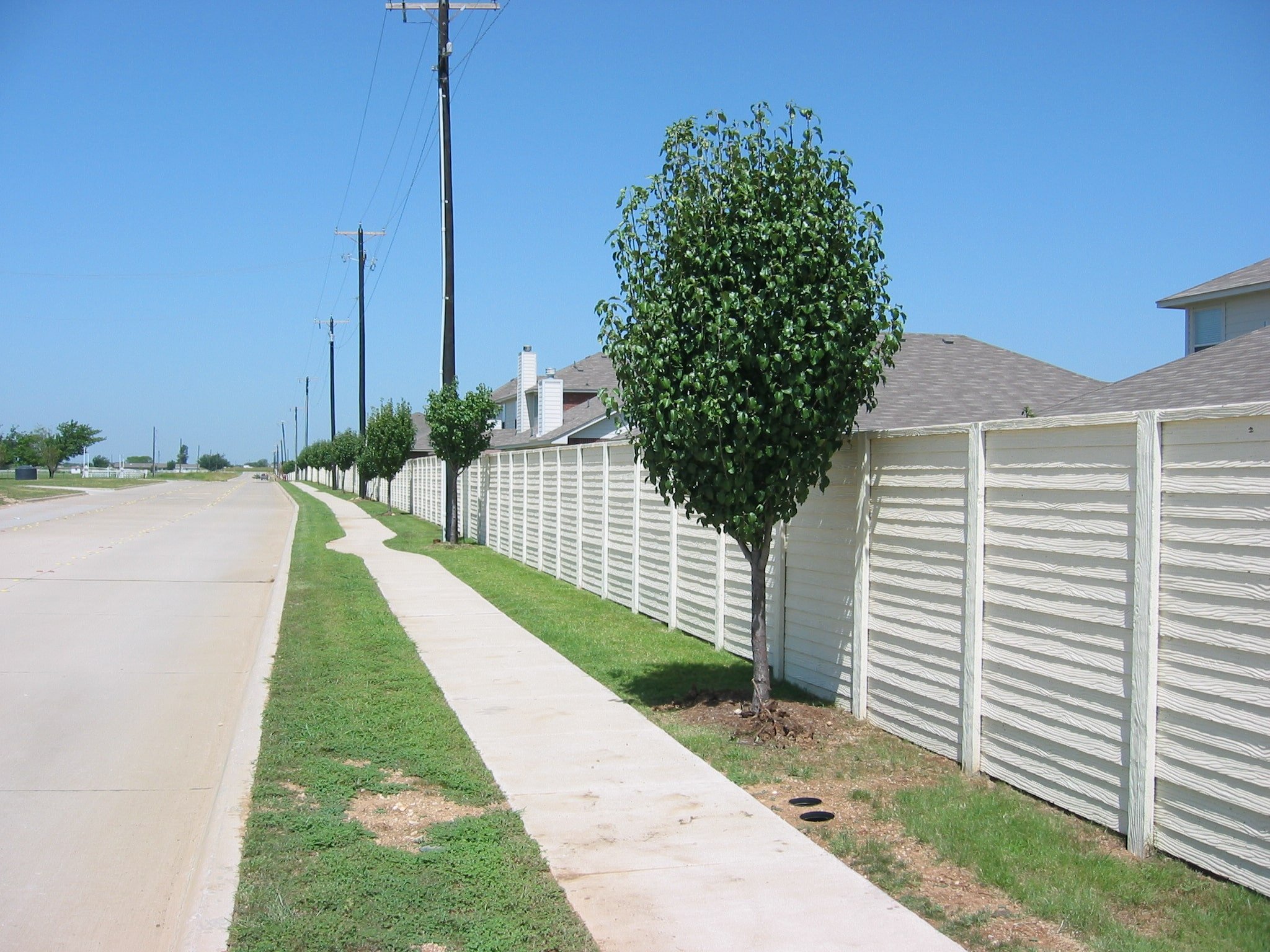 WoodCast Precast Concrete Fence
