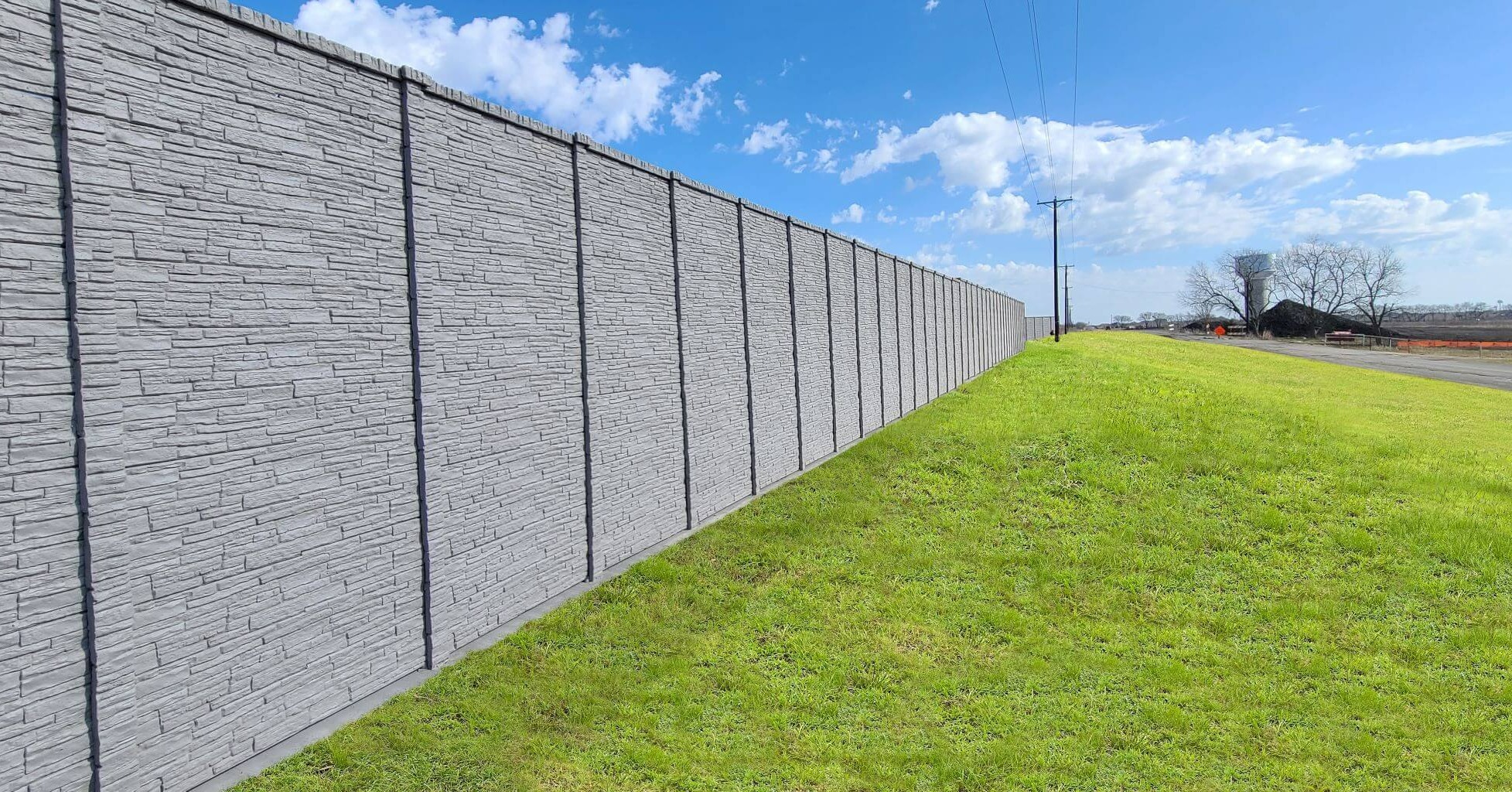amazon concrete screening wall IG